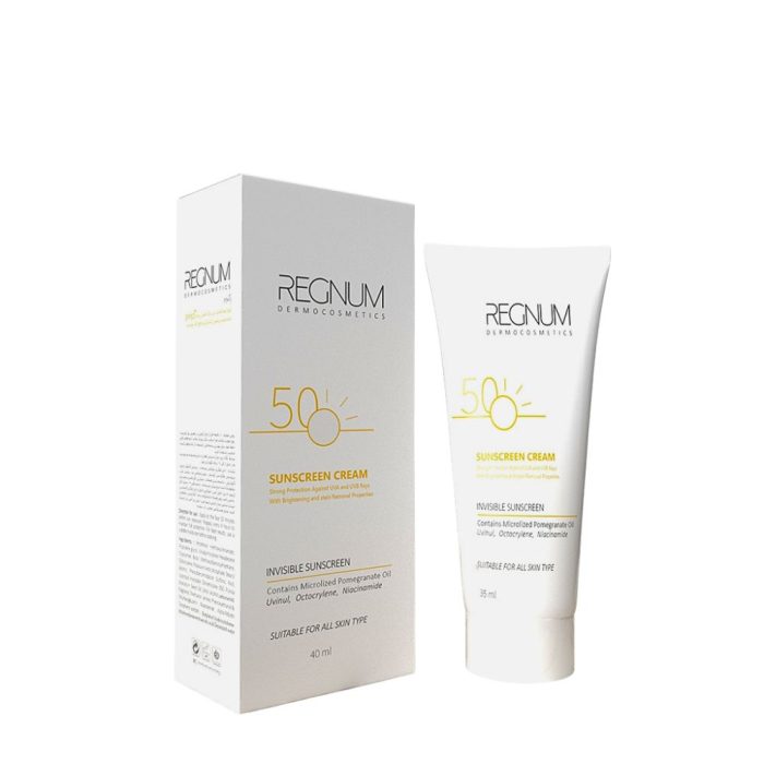 کرم ضدآفتاب فیوژن واتر SPF50 با خاصیت روشن کنندگی و ضد لک